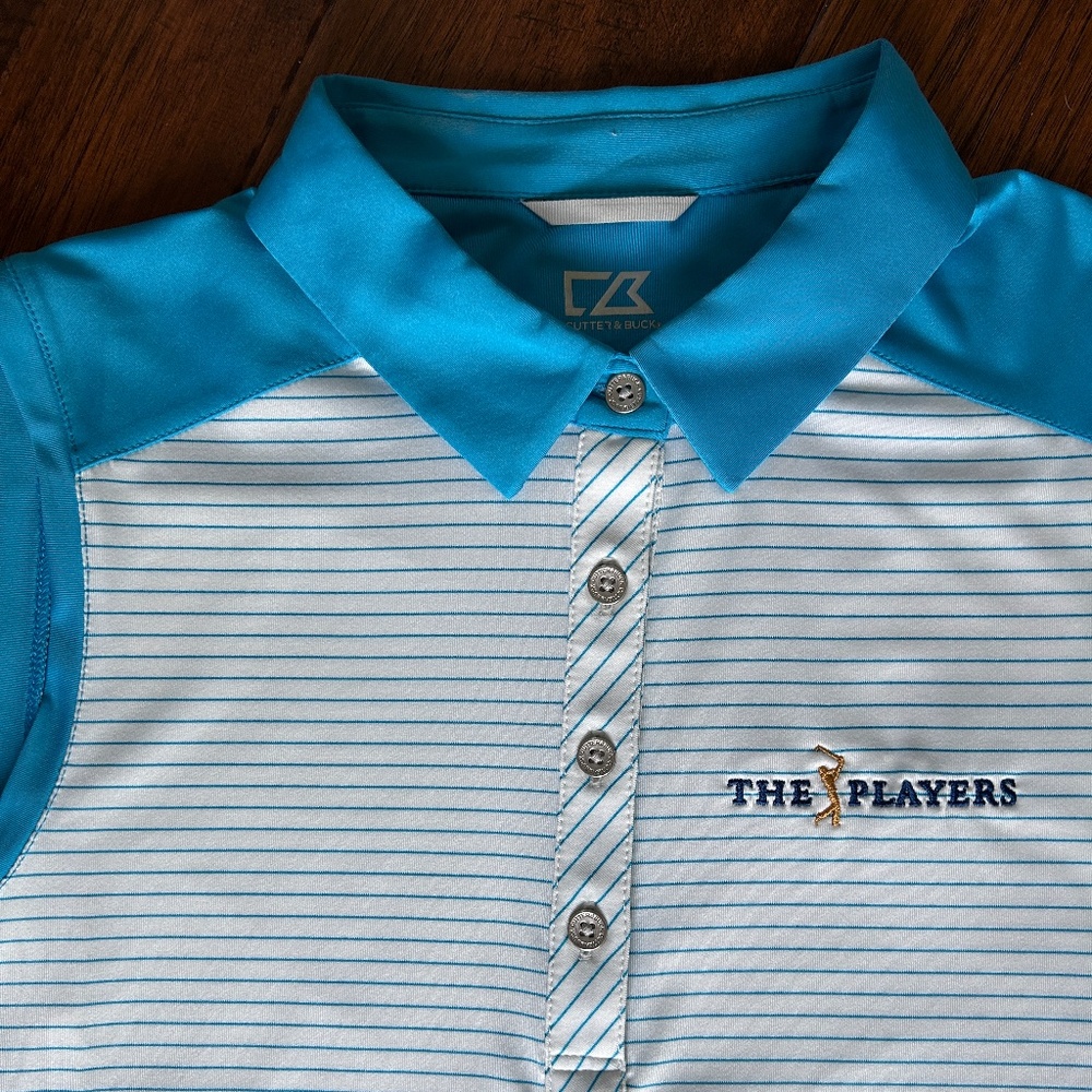 THE PLAYERS Golf Polo Ladies Sleeveless Cutter & Buck Small March 10-15 2026
